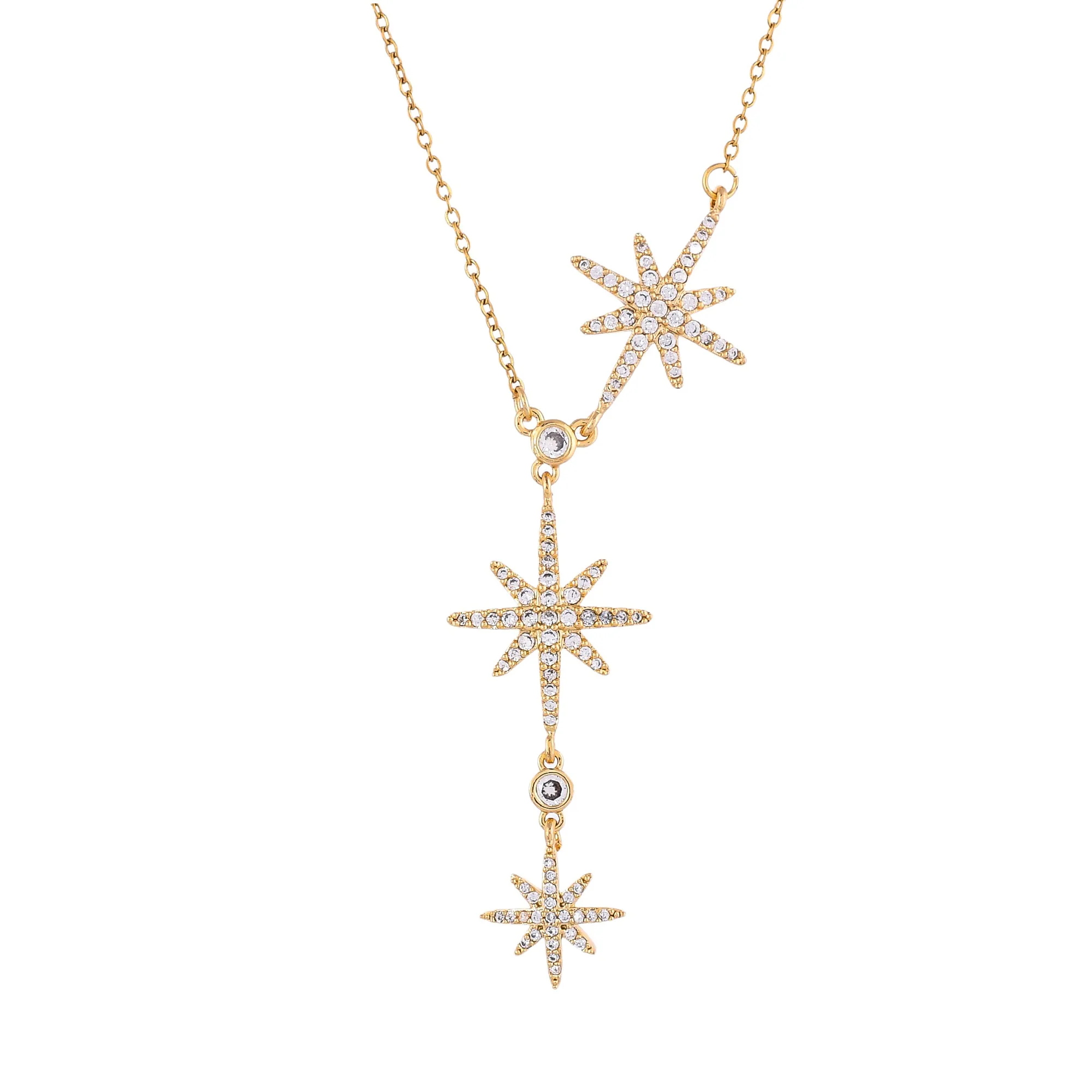 3 Celestial Gold Charm Necklace - Image 4