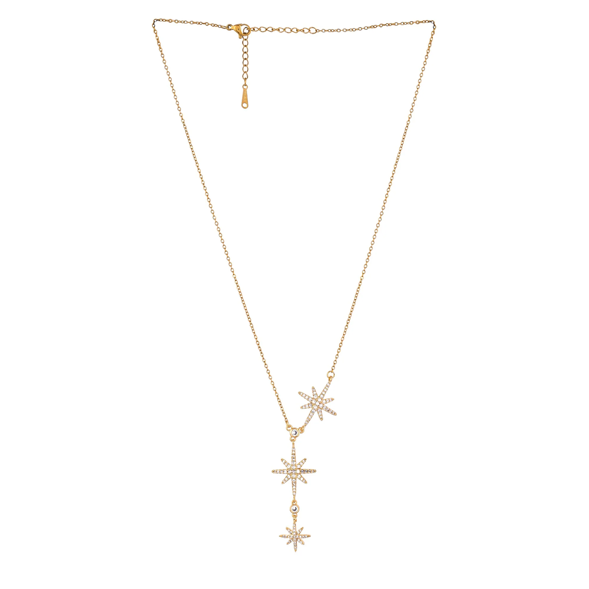 3 Celestial Gold Charm Necklace - Image 5