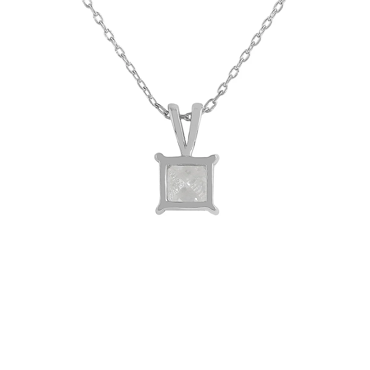 925 Sterling Silver Square Pendant - Image 5