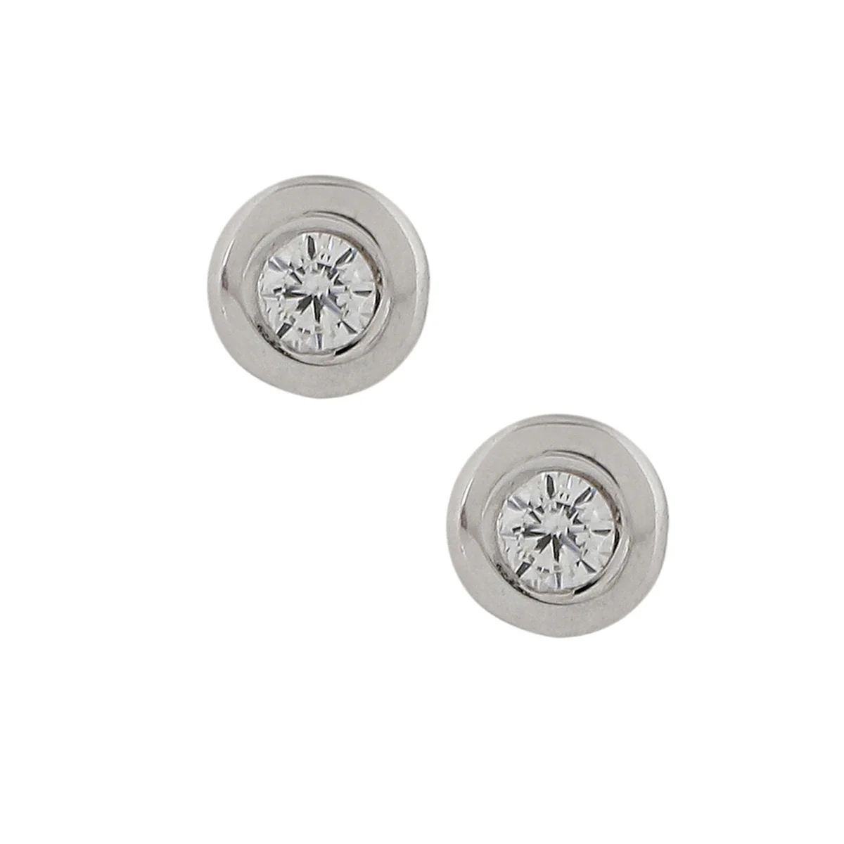 925 Sterling Silver Round Earrings - Image 3