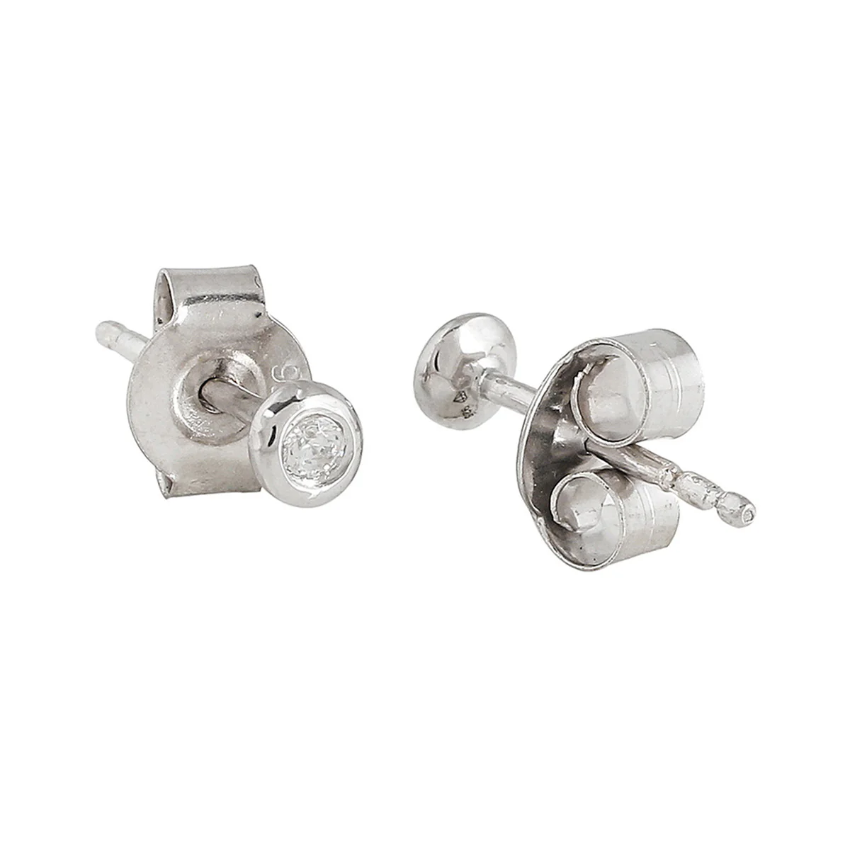 925 Sterling Silver Round Earrings - Image 4