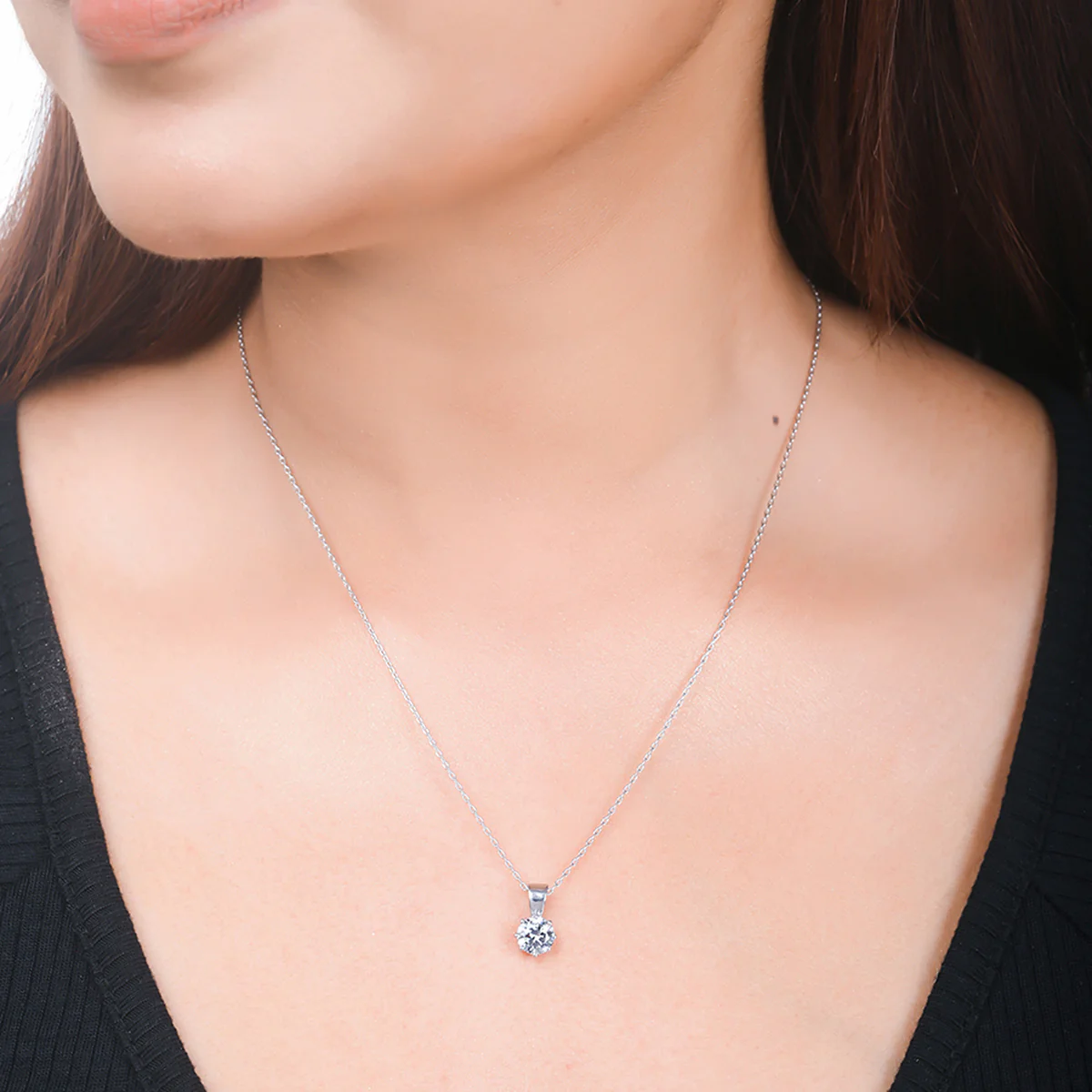 925 Sterling Silver CZ Pendant - Image 2