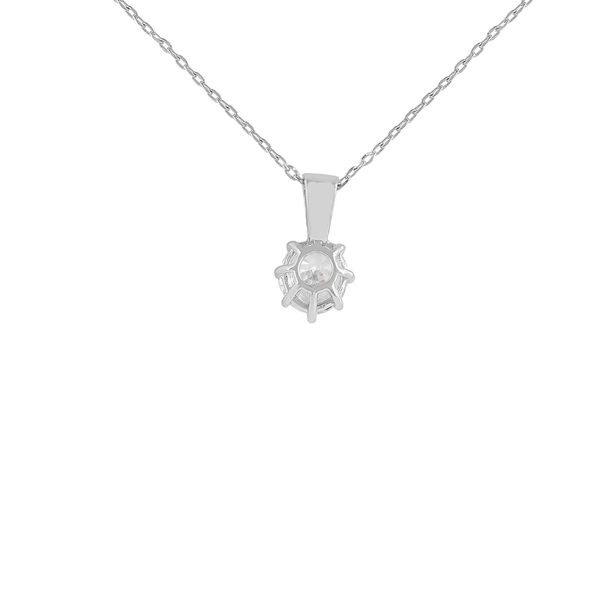 925 Sterling Silver CZ Pendant - Image 5