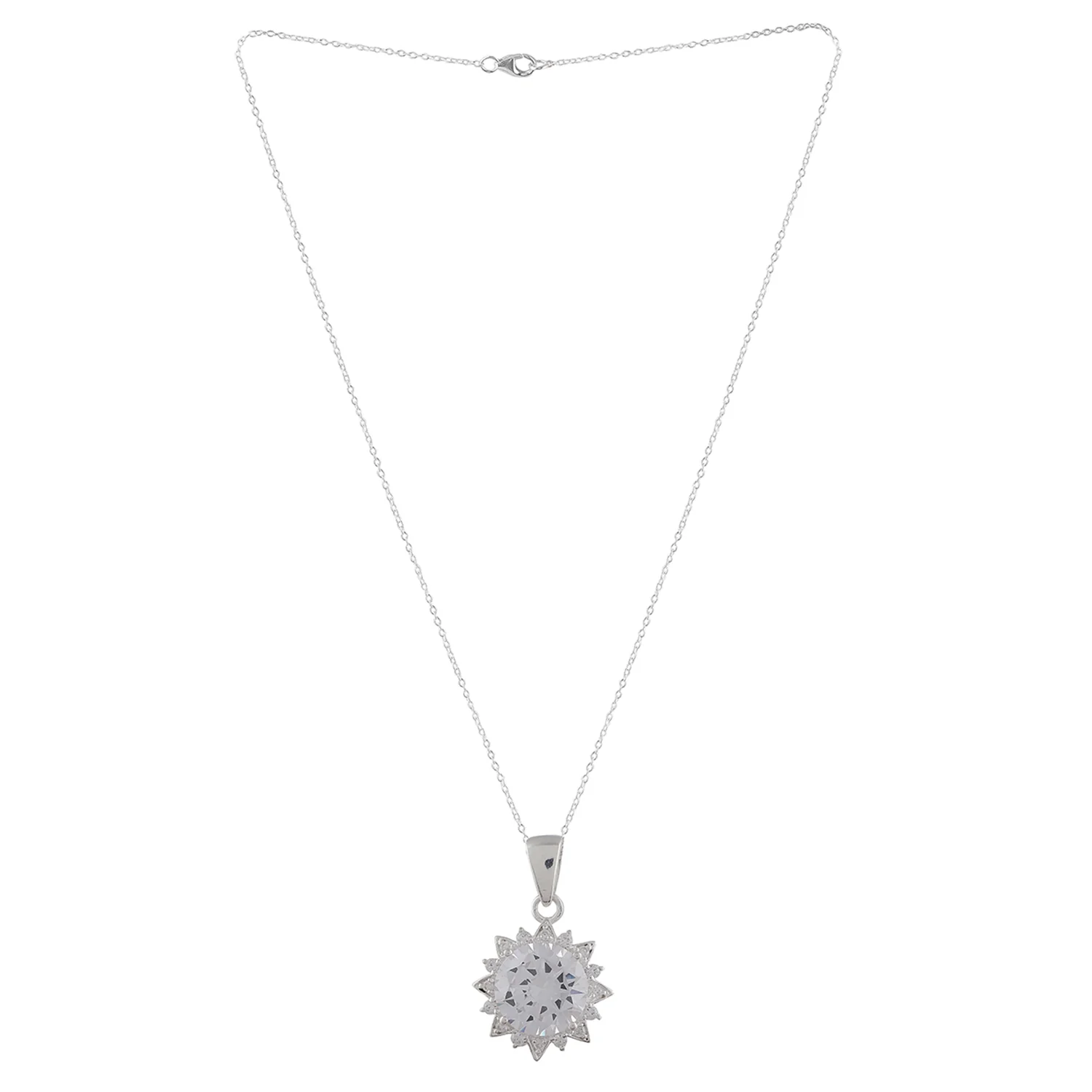 925 Sterling Silver Box Set With Floral CZ Gems For Women - Image 4
