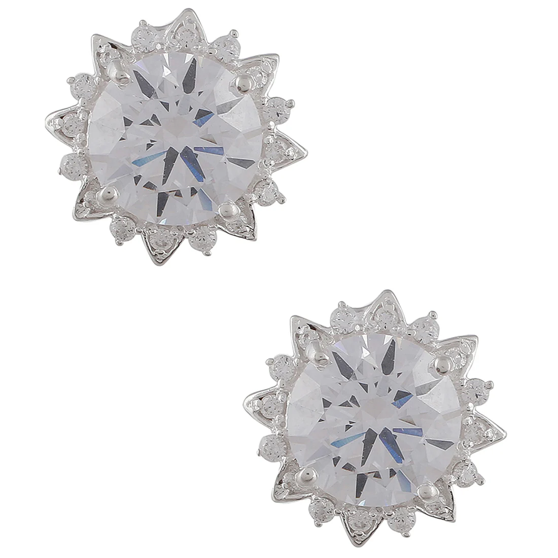 925 Sterling Silver Box Set With Floral CZ Gems For Women - Image 7