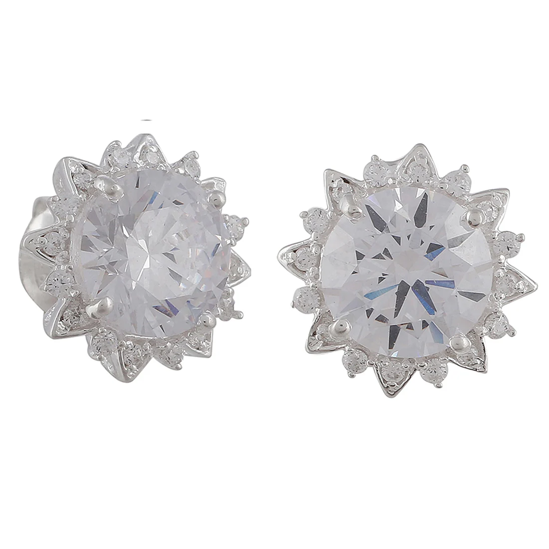 925 Sterling Silver Box Set With Floral CZ Gems For Women - Image 9