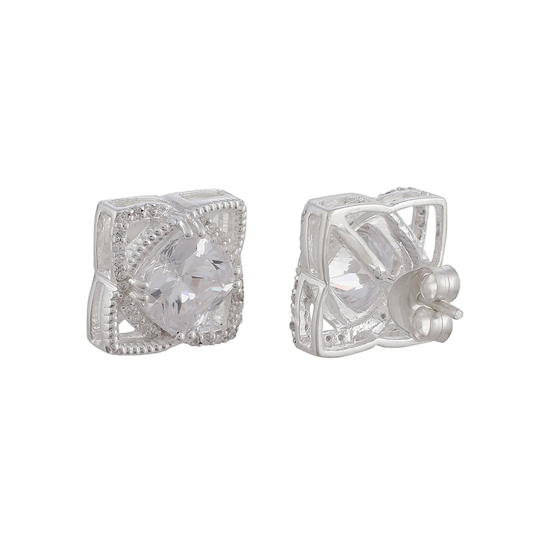 925 Sterling Silver Cubic Zirconia Set - Image 8