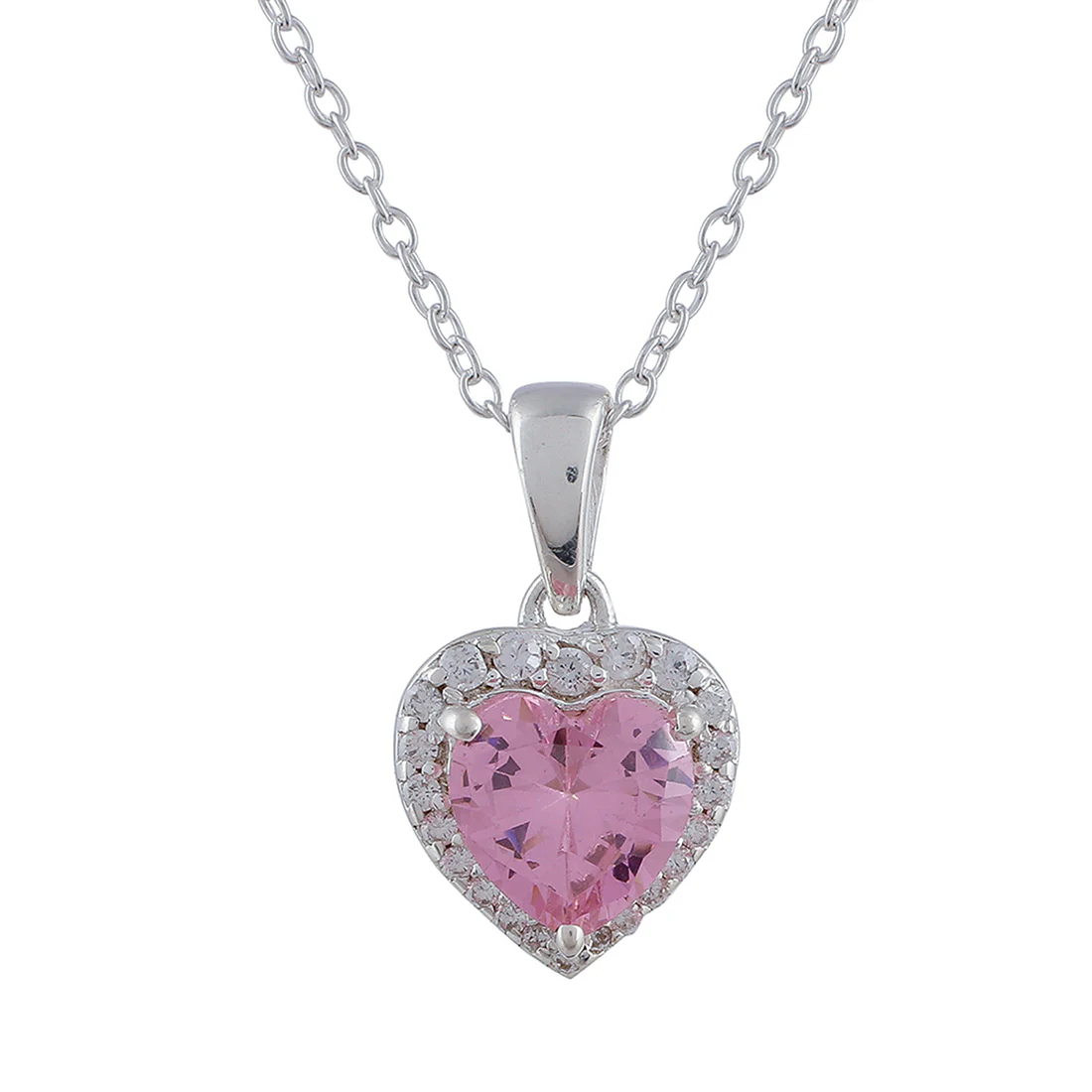 925 Sterling Silver Heart Shaped Pendant Set - Image 5