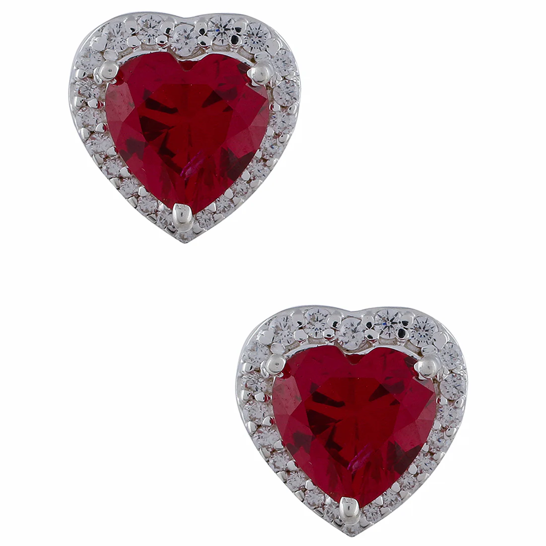 925 Sterling Silver Heart Shaped Pendant Set - Image 7