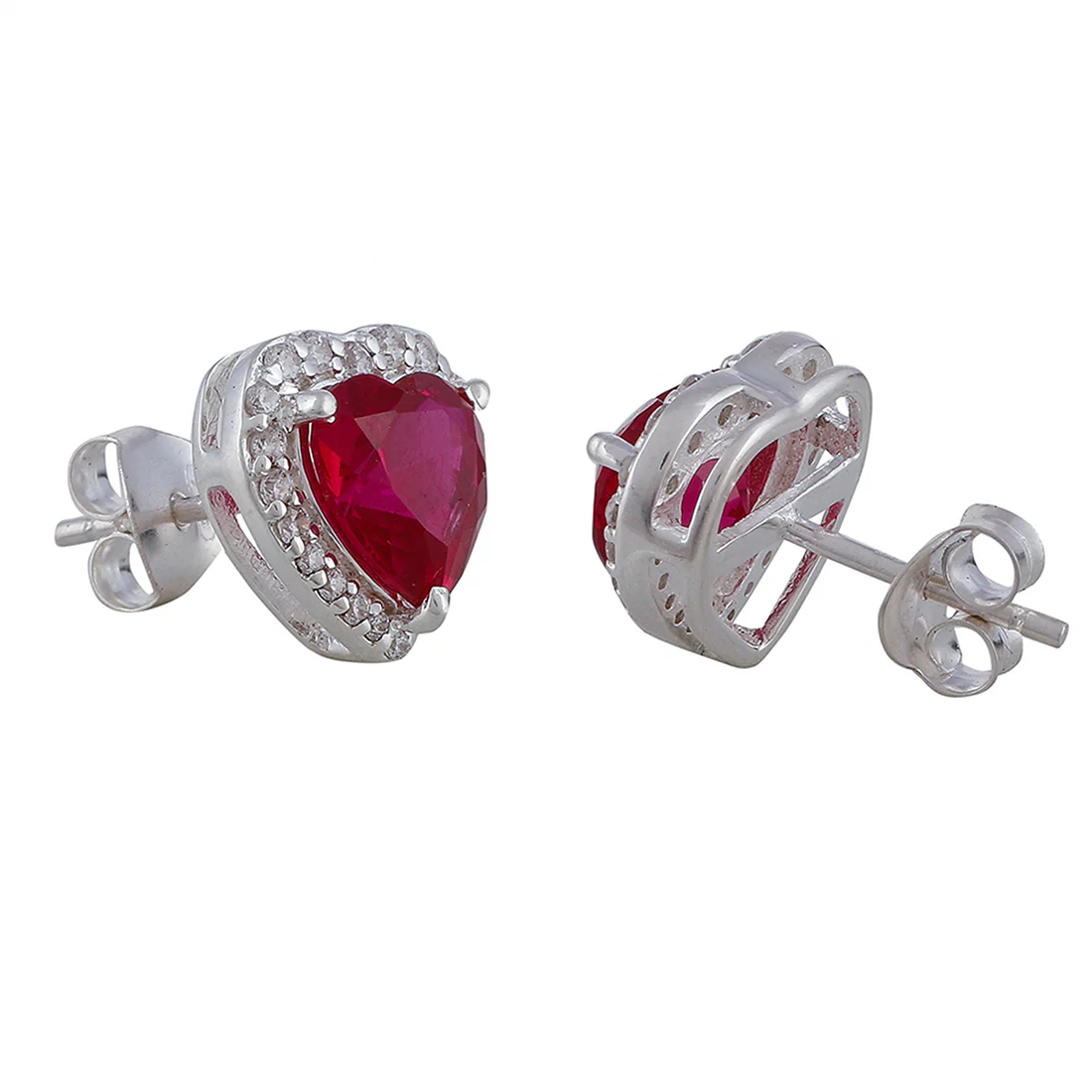 925 Sterling Silver Heart Shaped Pendant Set - Image 8