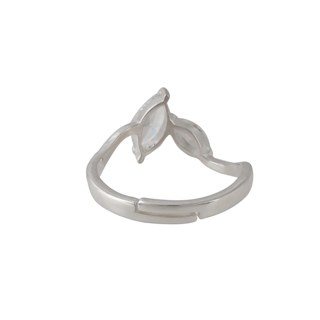 925 Sterling Silver Marquise Cut CZ Ring - Image 5