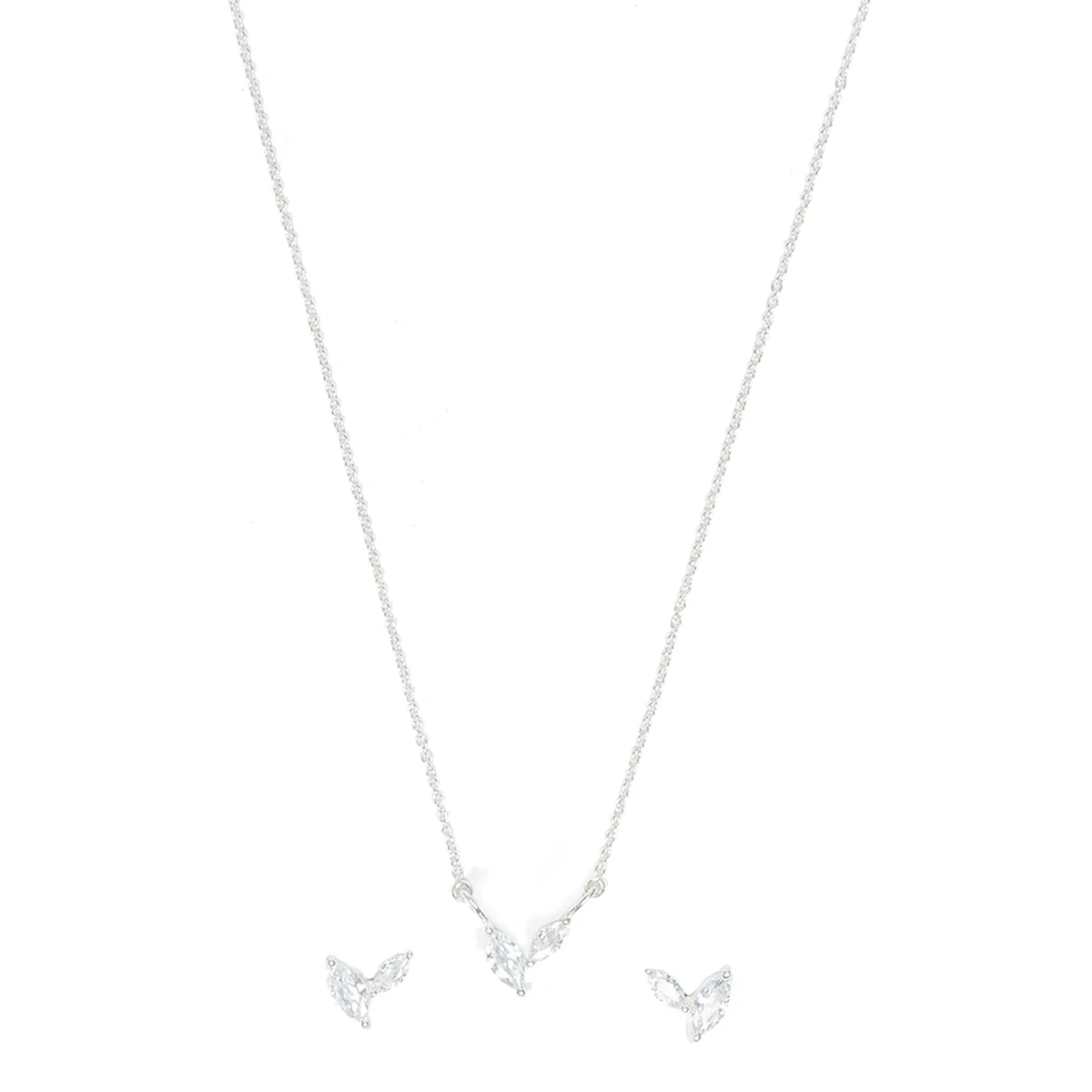 925 Sterling Silver Pendant Set Glittering with CZ Diamonds - Image 4