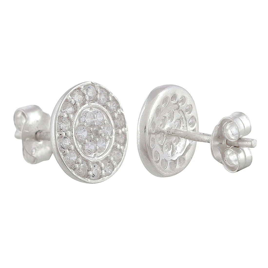 925 Sterling Silver Round Designer Jewelry Box Set For Women - Image 8