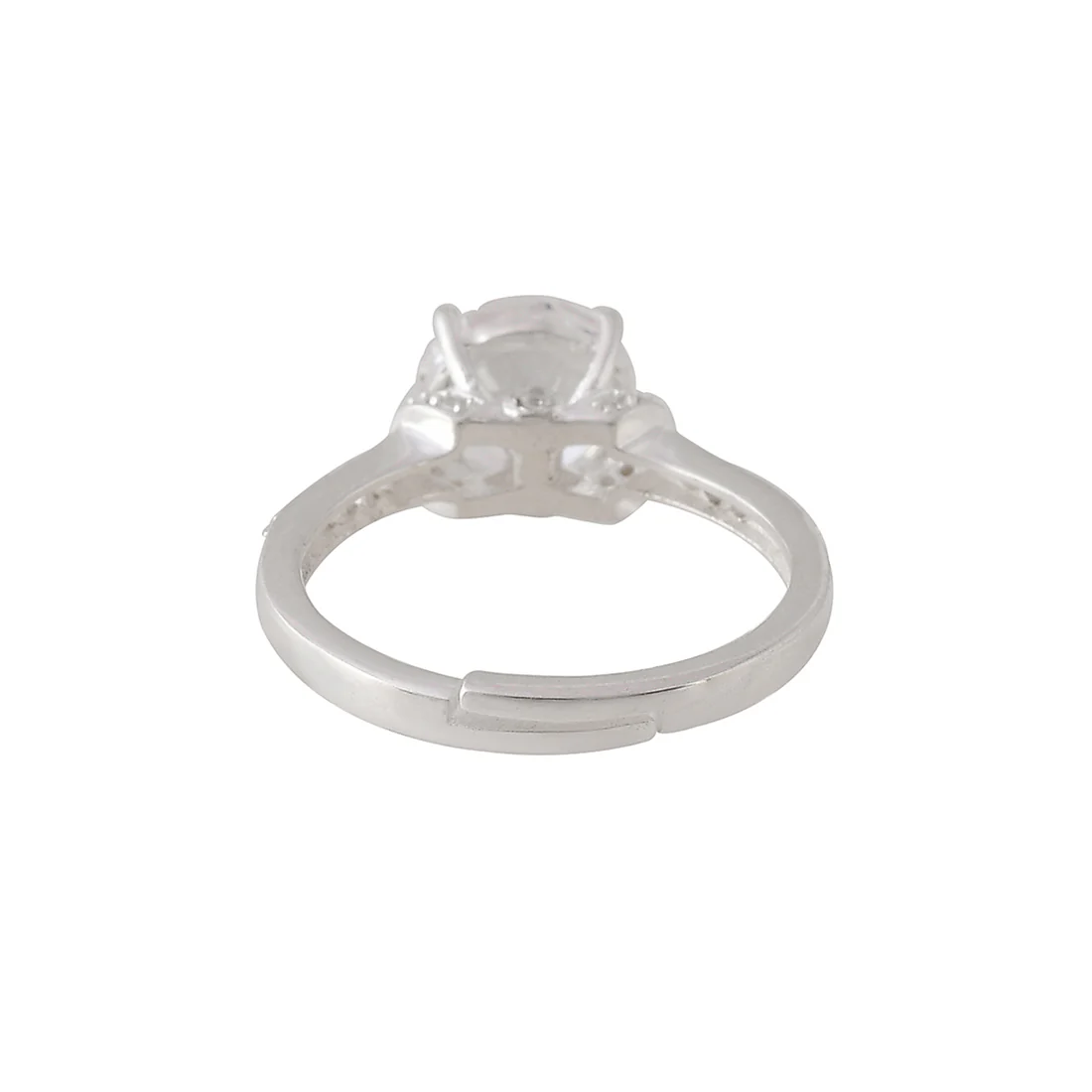 925 Sterling Silver White CZ Ring - Image 5