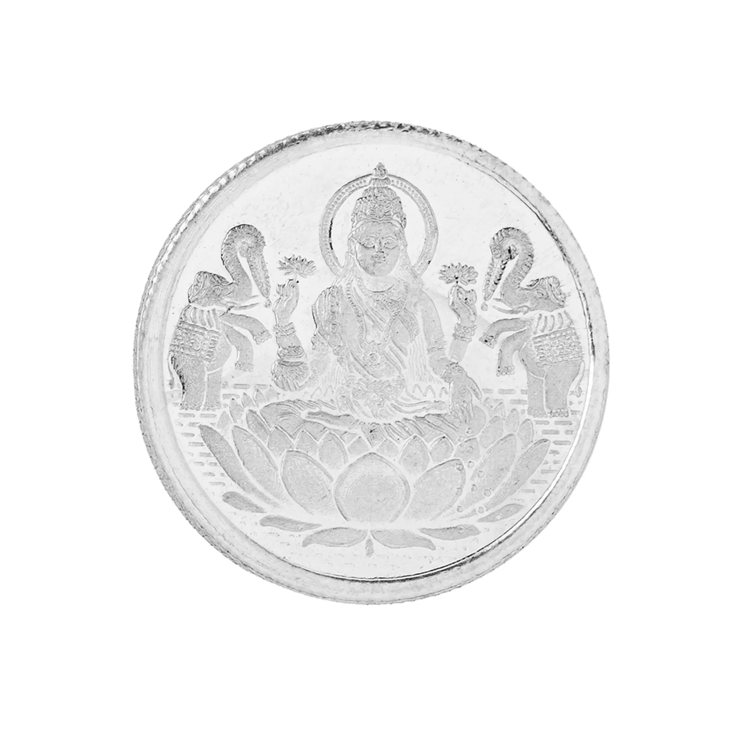 999 Pure Silver Lakshmi 5 Grams Silver Coin - Image 3