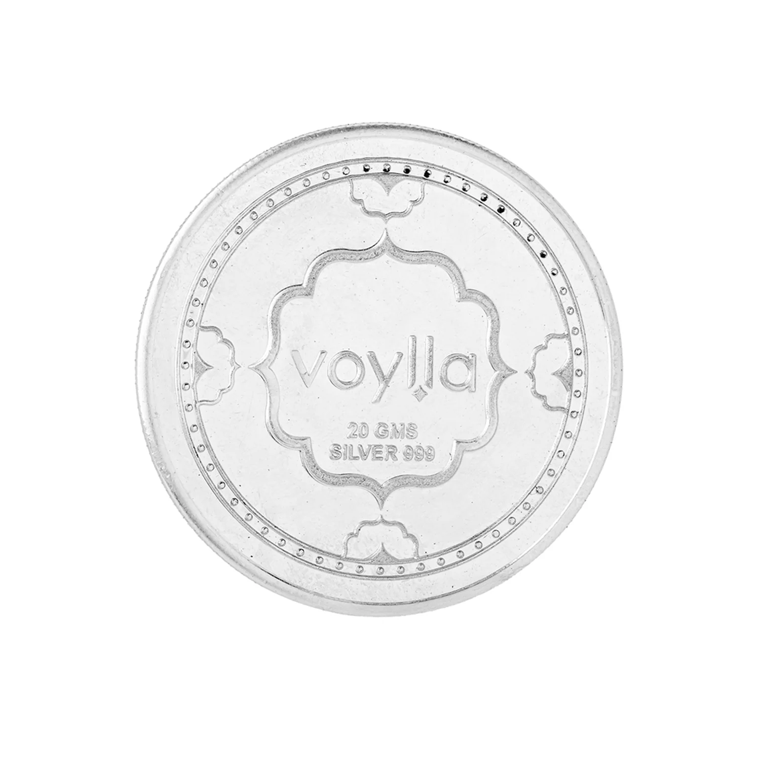 999 Pure Silver Lakshmi Ganesh 20 Grams Silver Coin - Image 3