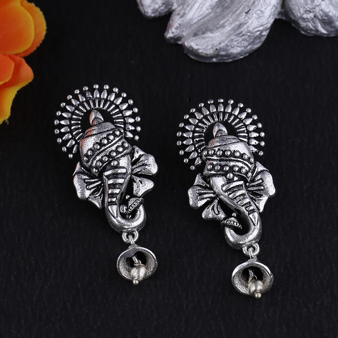 Aarambh Ashta Vinayaka Drop Earrings