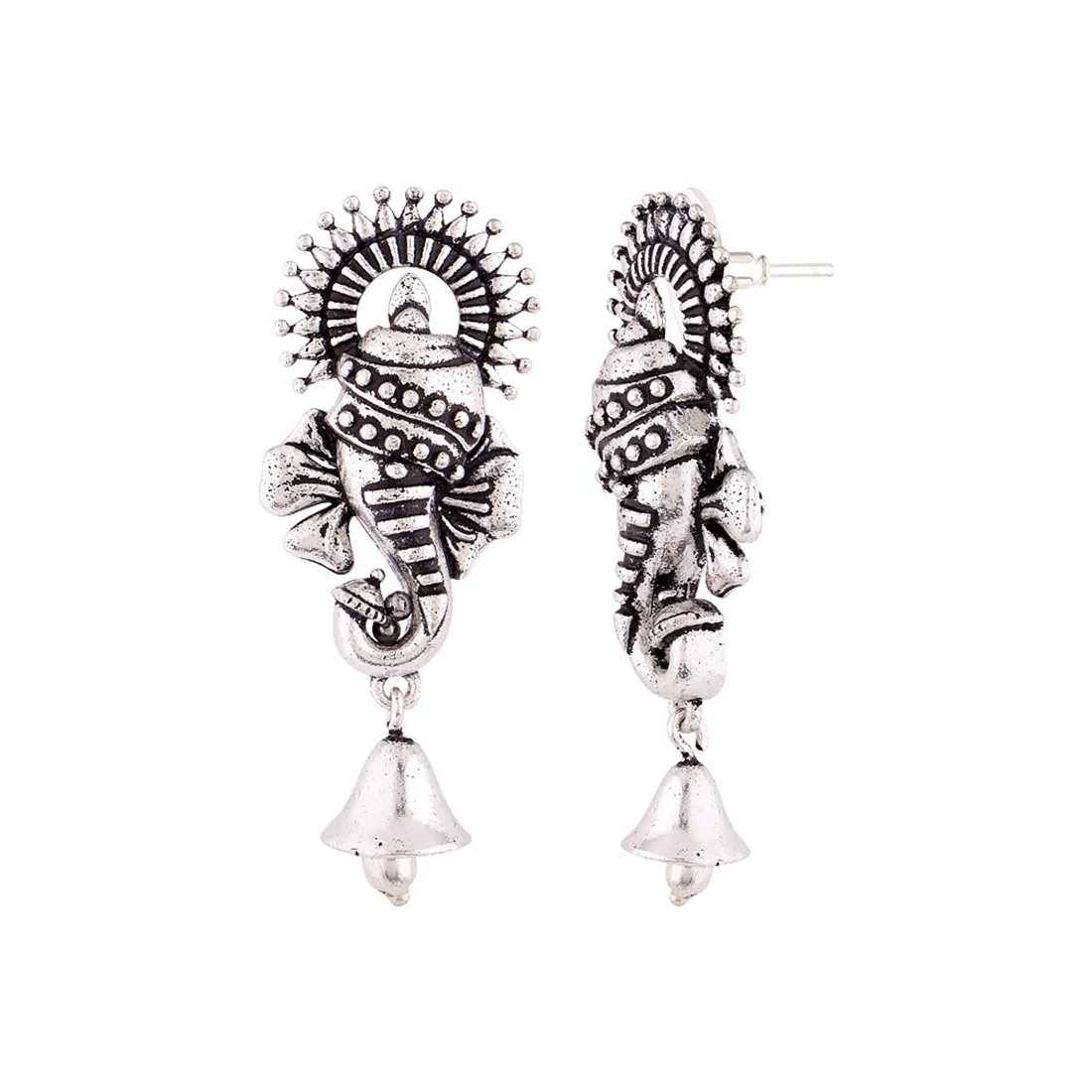 Aarambh Ashta Vinayaka Drop Earrings - Image 4