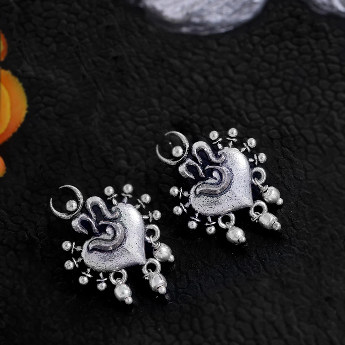 Aarambh Dainty Om Earrings
