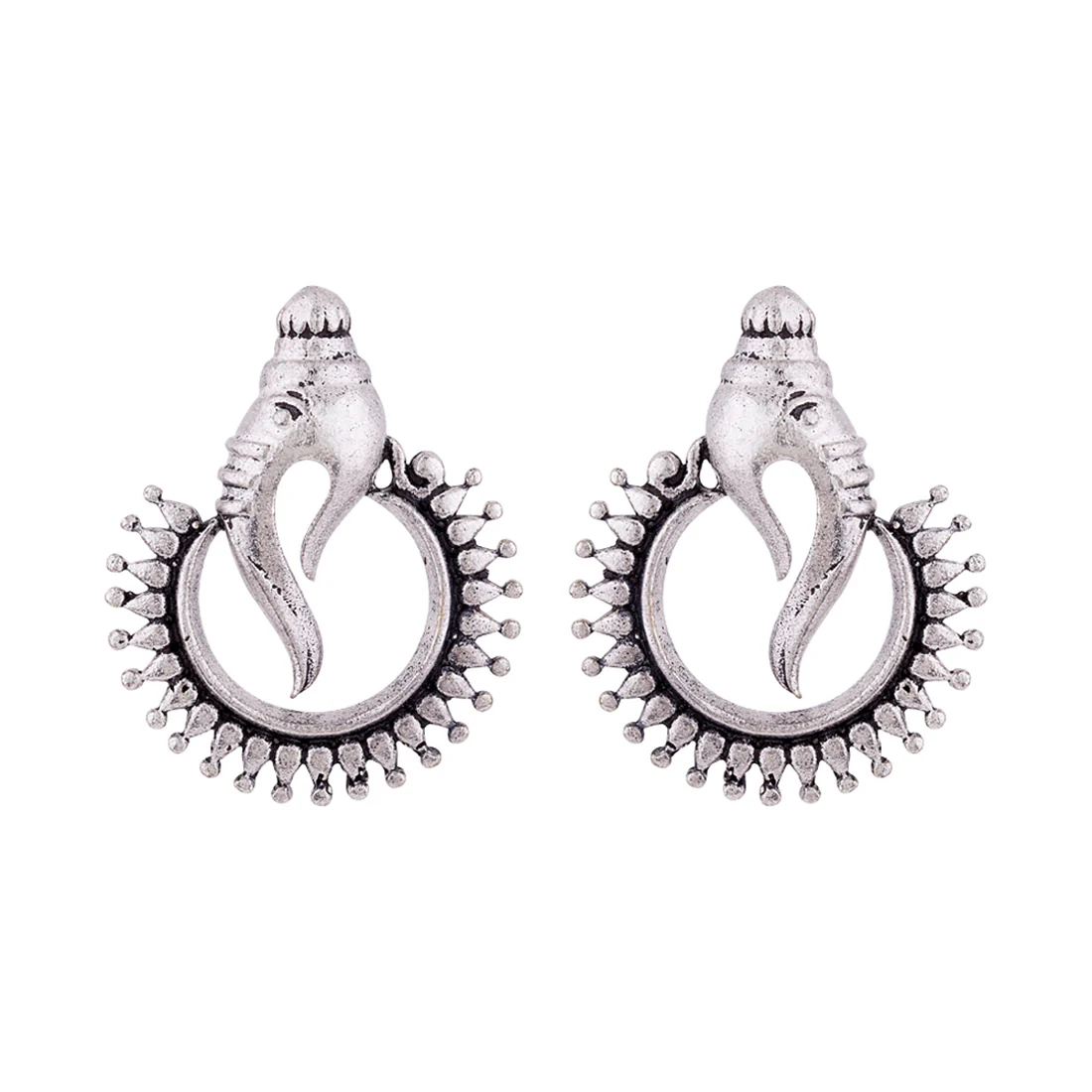 Aarambh Lord Ganesha Earrings - Image 3