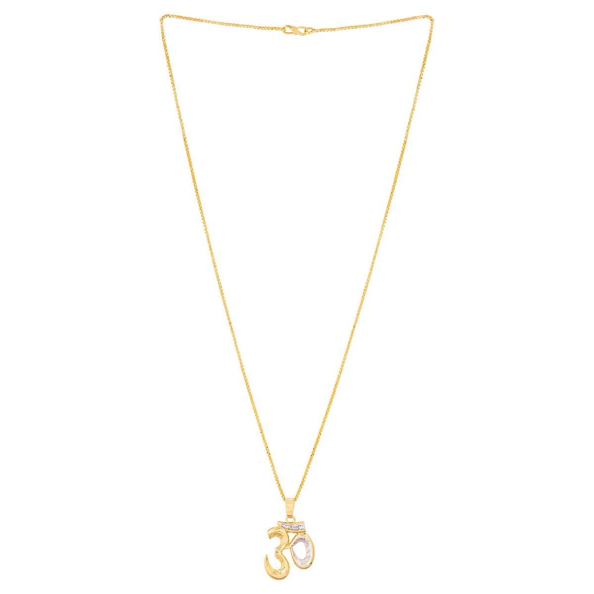 Aastik Brass OM Inscription Pendant - Image 4