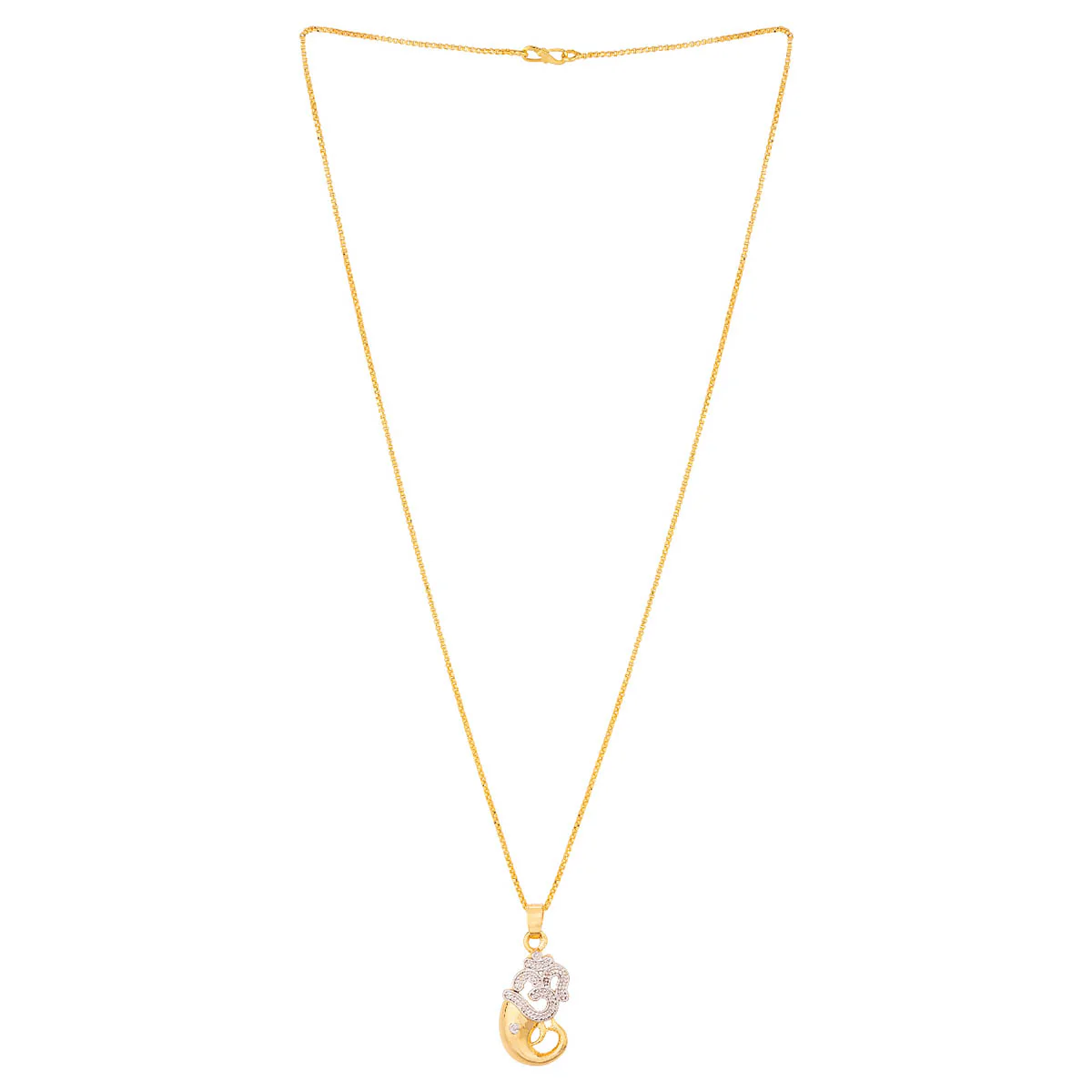 Aastik CZ Gems OM Pendant - Image 4