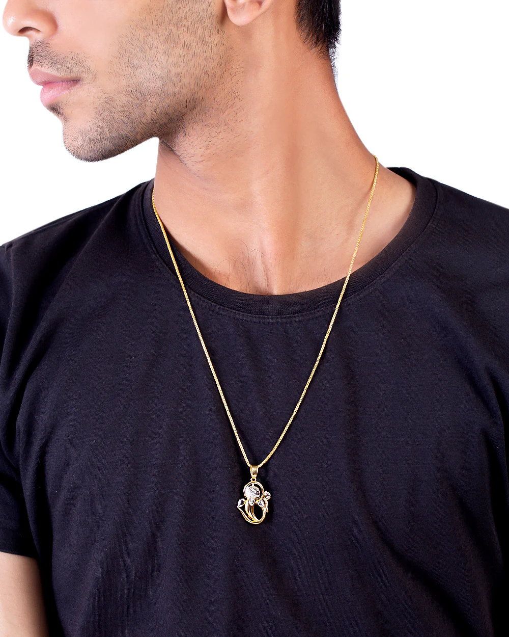 Aastik OM and Lord Ganesha Pendant - Image 2