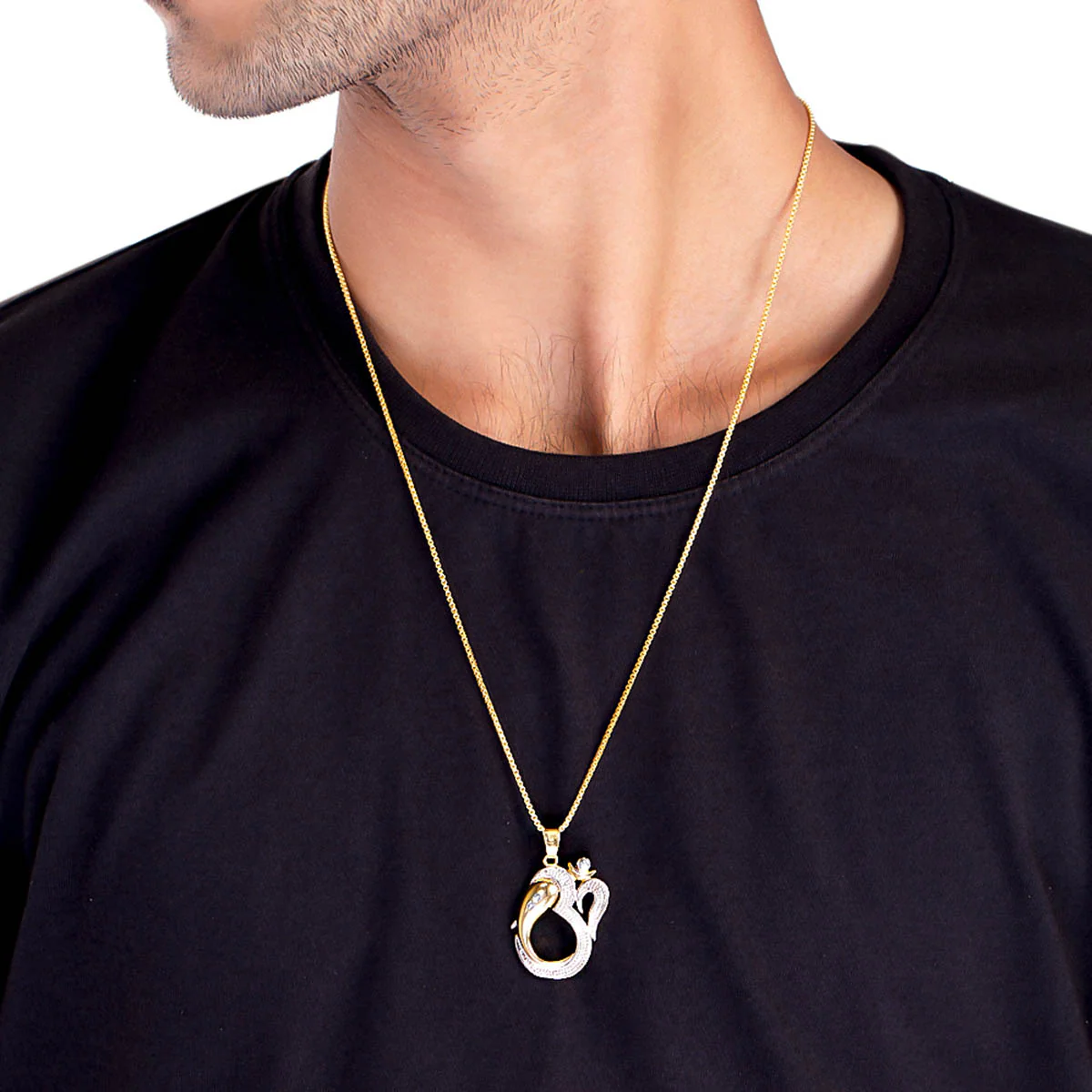 Aastik OM Brass Pendant - Image 2