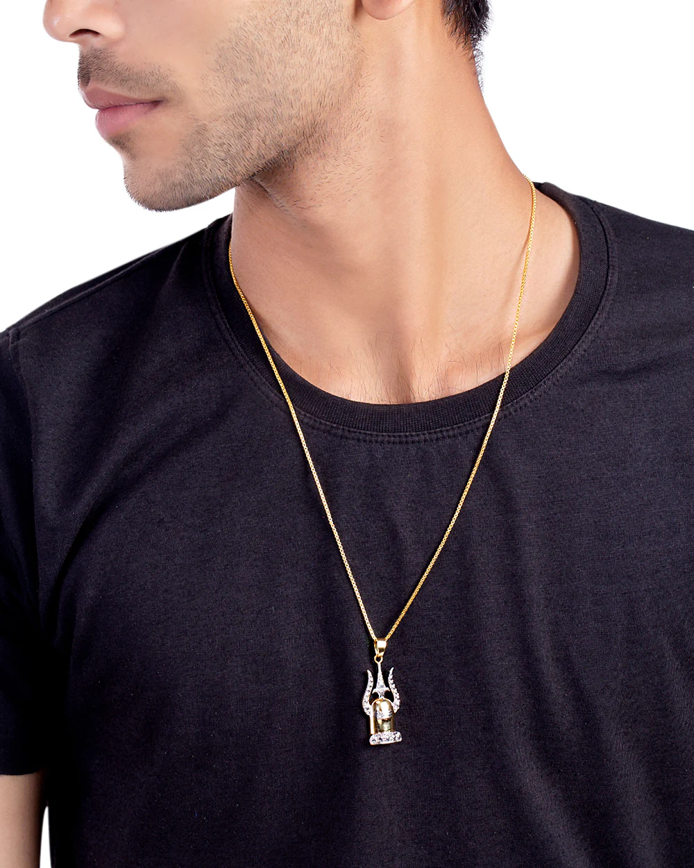 Aastik Trishul and Shivling Pendant - Image 2