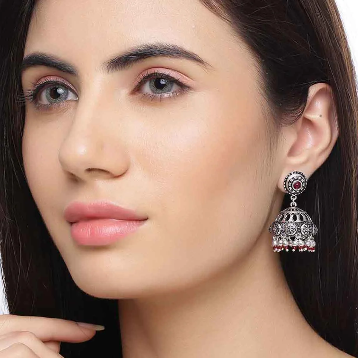 Abhira Jhumka Drop Earrings - Image 2
