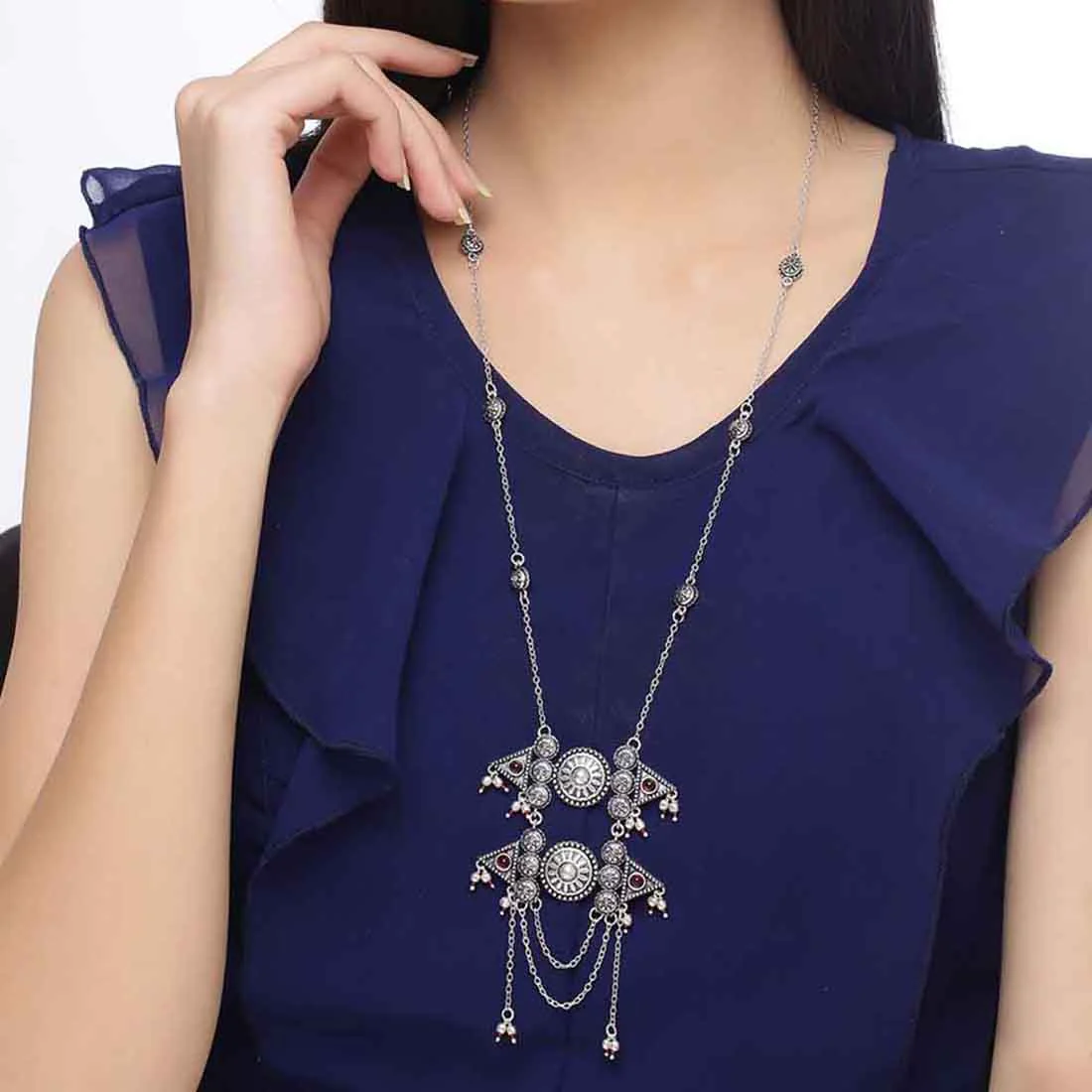 Abhira Layered Style Necklace - Image 2