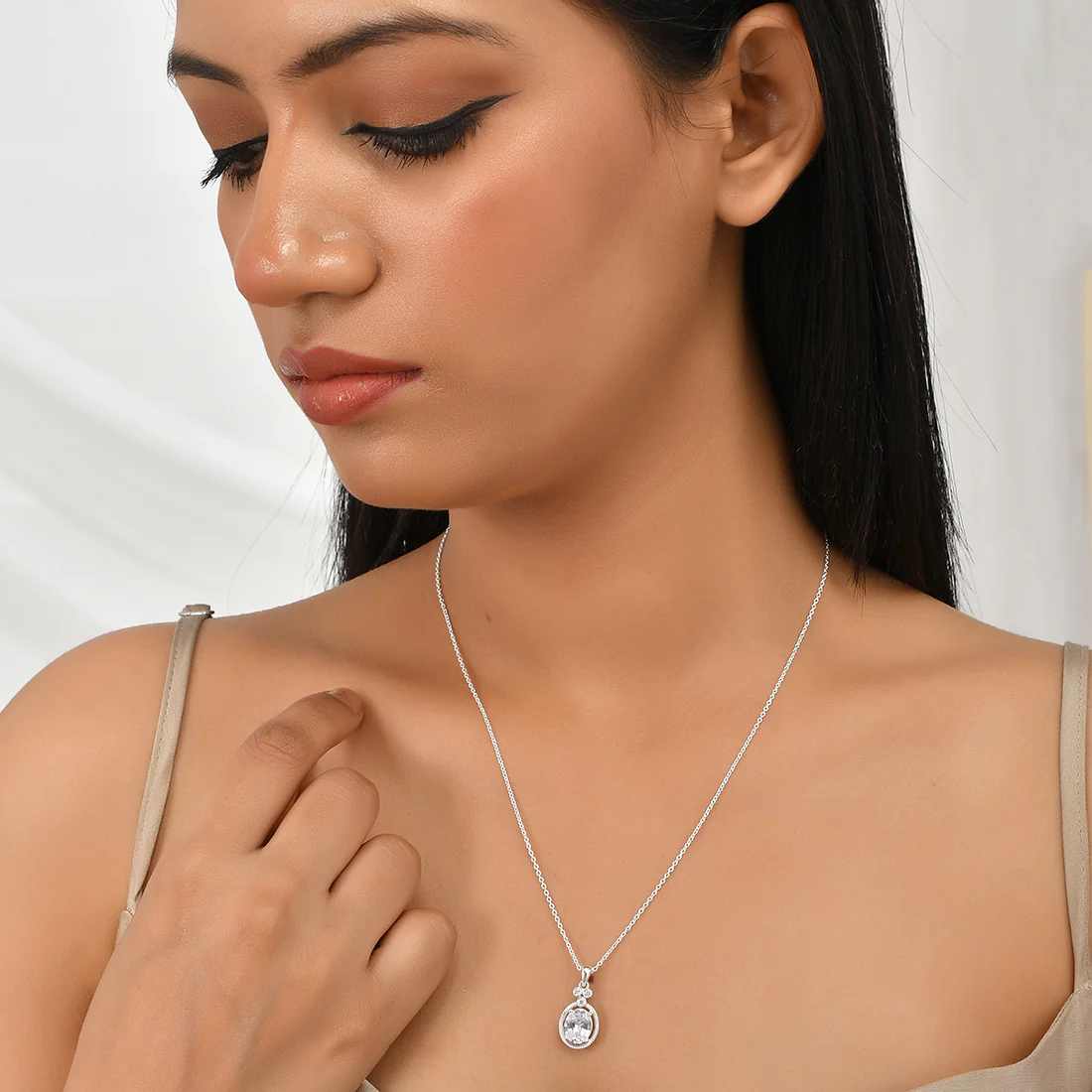Adorable 925 Sterling Silver Pendant: Timeless Elegance | Voylla - Image 2