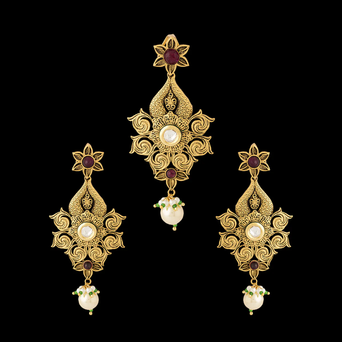 Adorable Pendant Set Without Chain - Image 2