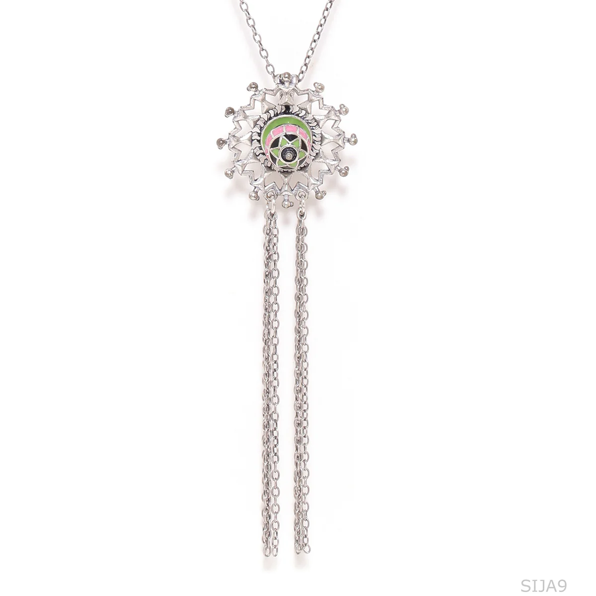 Adorned Spin Long Tassels Pendant - Image 3