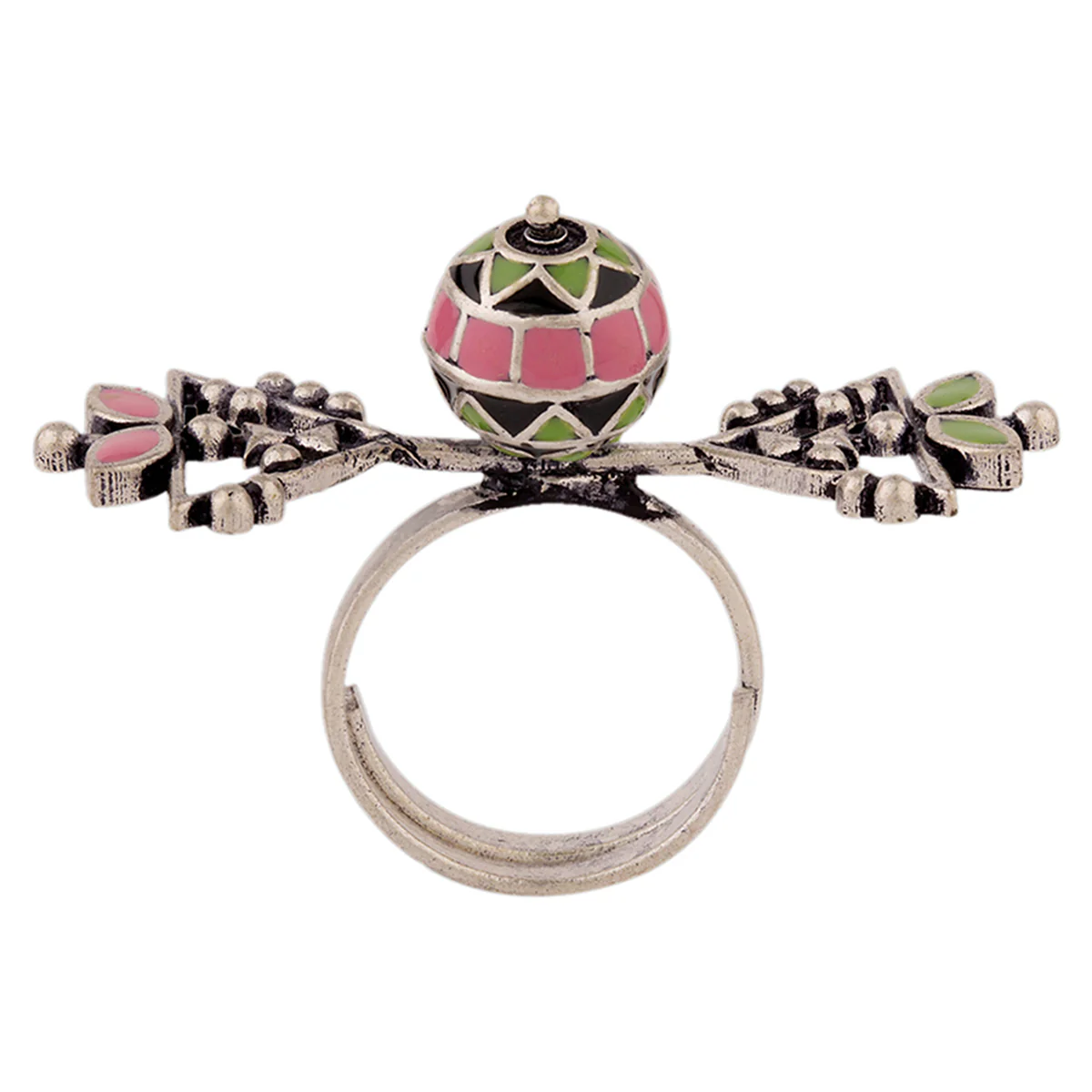Adorned Spin Petals Ring - Image 4