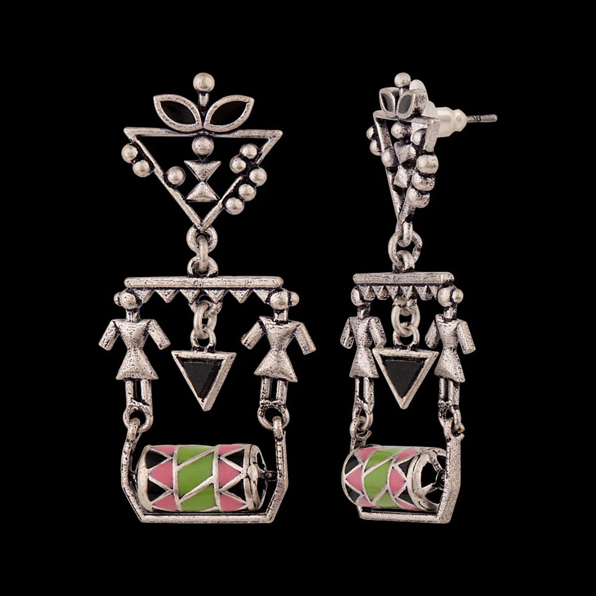 Adorned Spin Scrolls Earrings - Image 4