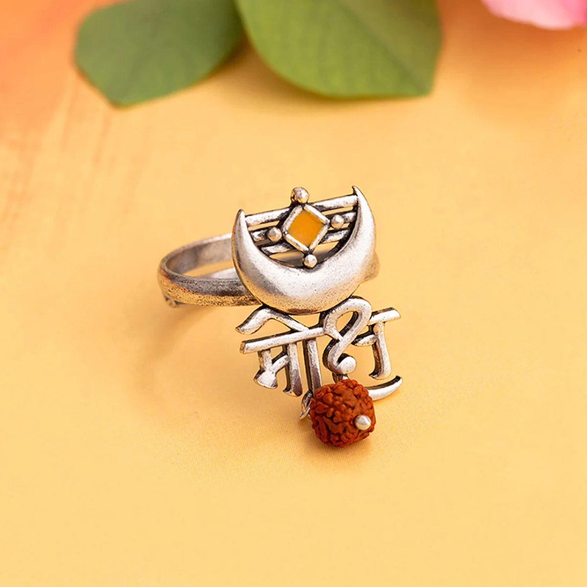 Aham Brahmasmi Moksh Inscription Ring