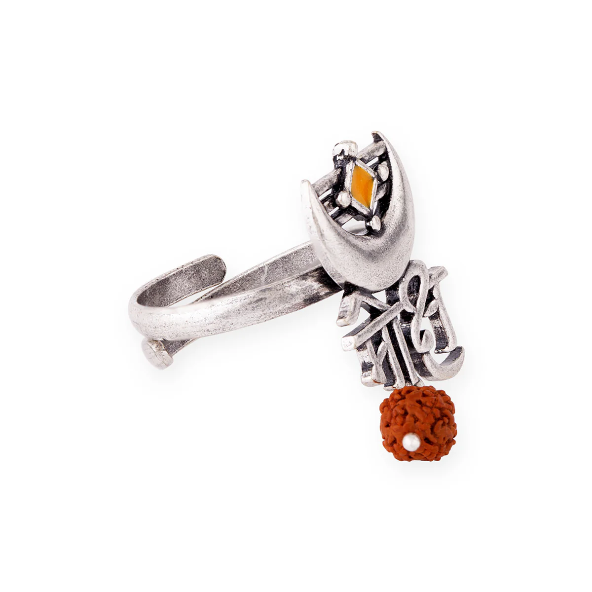 Aham Brahmasmi Moksh Inscription Ring - Image 3