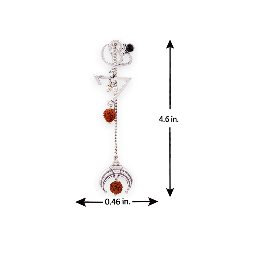 Aham Brahmasmi OM Drop Earrings - Image 6