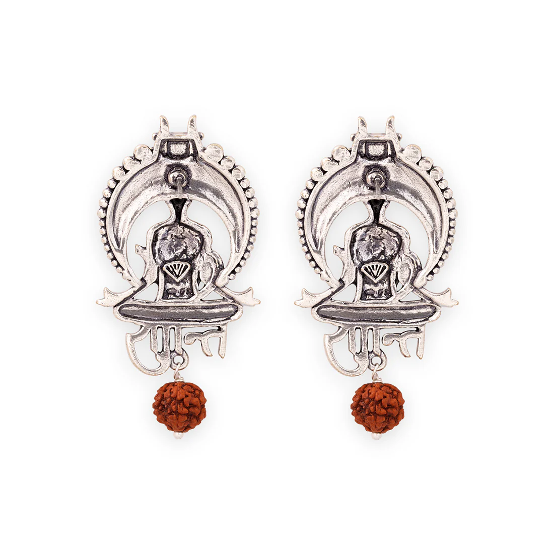 Aham Brahmasmi Om Shanti Earrings - Image 5