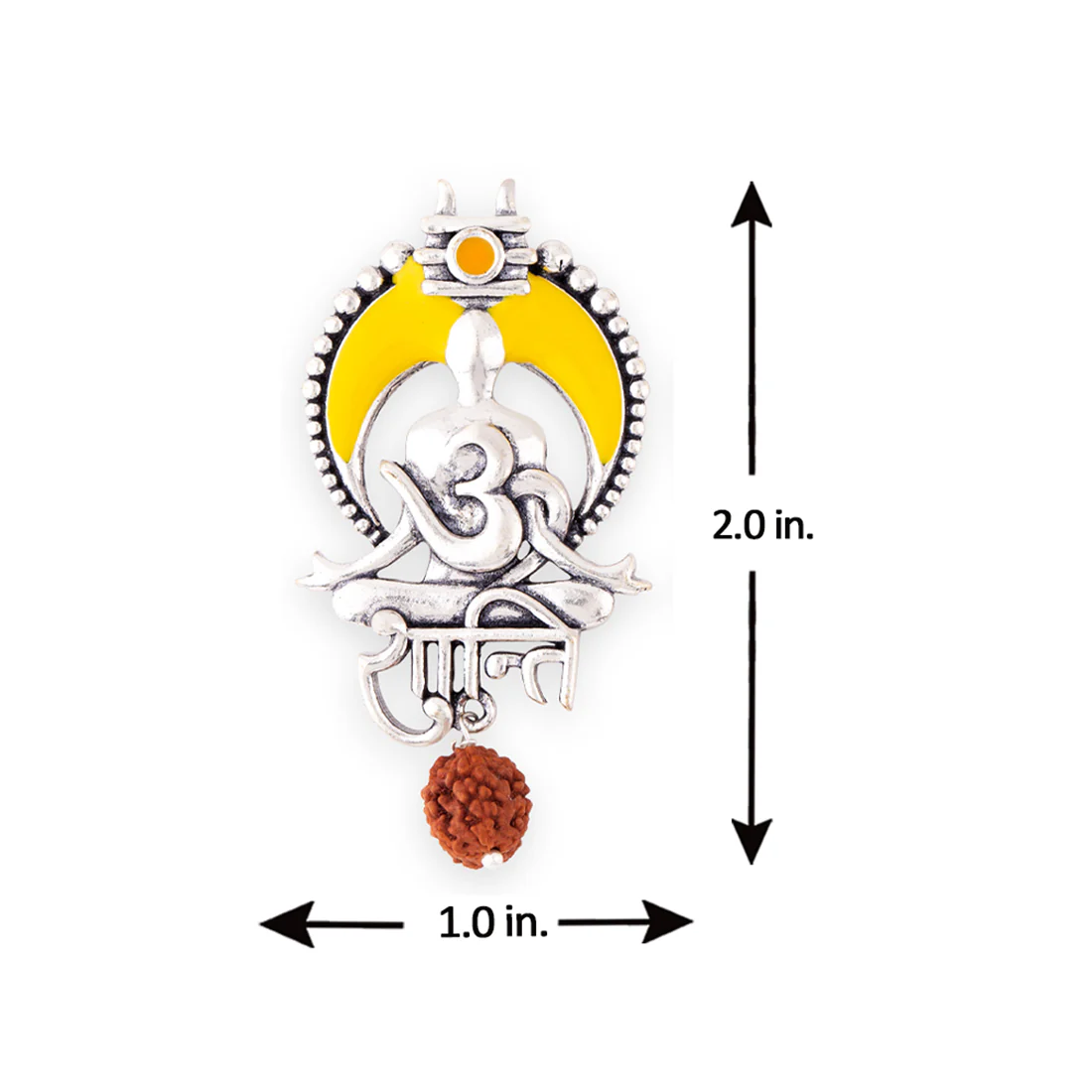 Aham Brahmasmi Om Shanti Earrings - Image 6