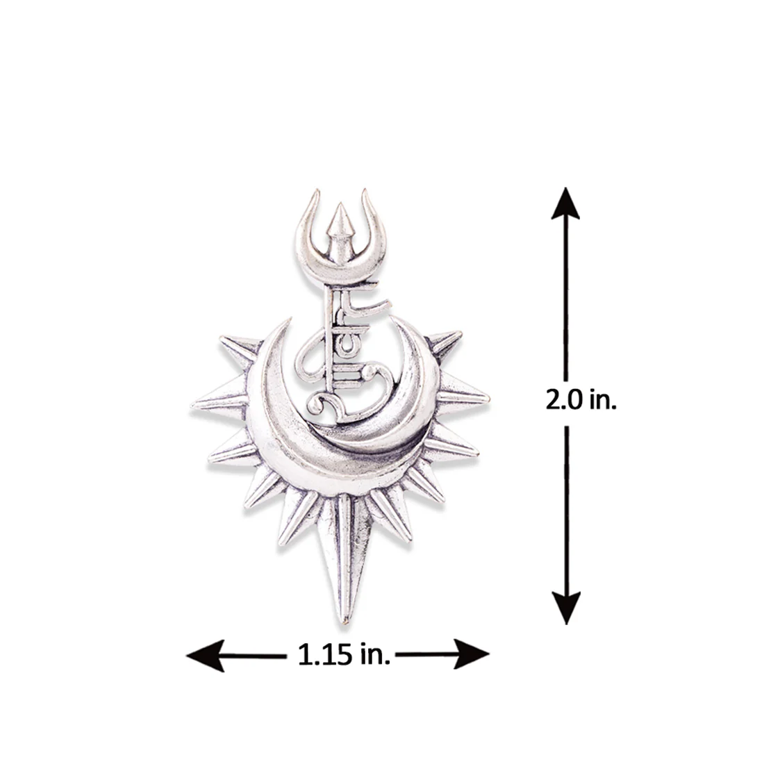 Aham Brahmasmi Shakti and Trishul Earrings - Image 6