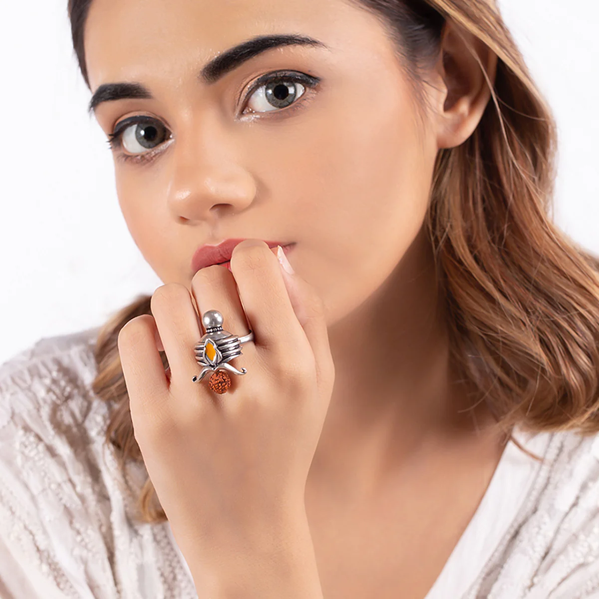 Aham Brahmasmi Shiva's Third Eye Ring - Image 2
