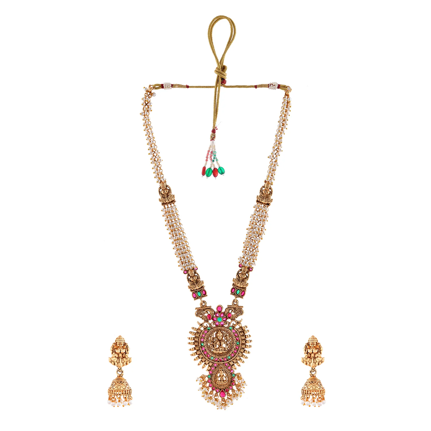 Aishwarya Temple Necklace Set - Image 3