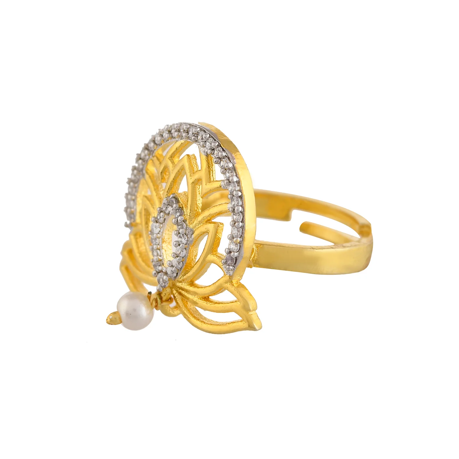 Alpana Divine Lotus Ring - Image 5