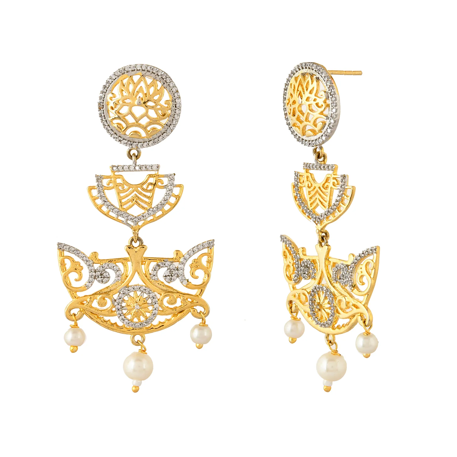 Alpana Imperial Filigree Dangler Earrings - Image 3