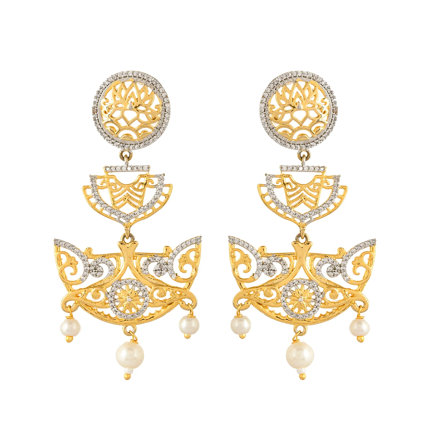 Alpana Imperial Filigree Dangler Earrings - Image 4