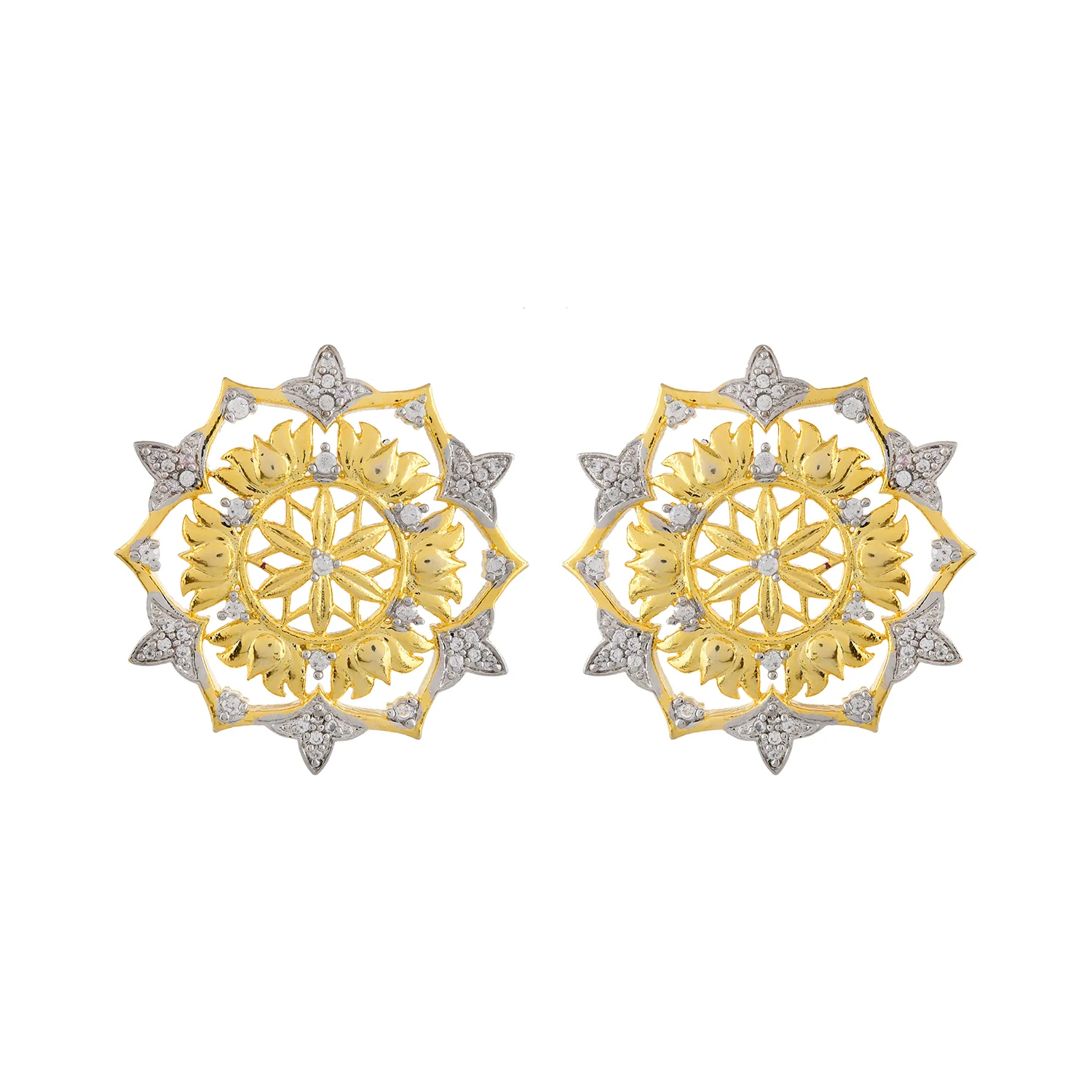 Alpana Lotus Blossom Studs - Image 5