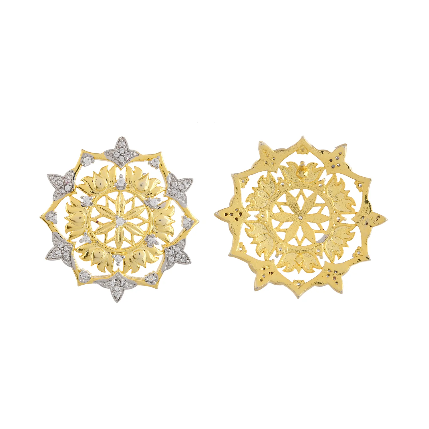 Alpana Lotus Blossom Studs - Image 6