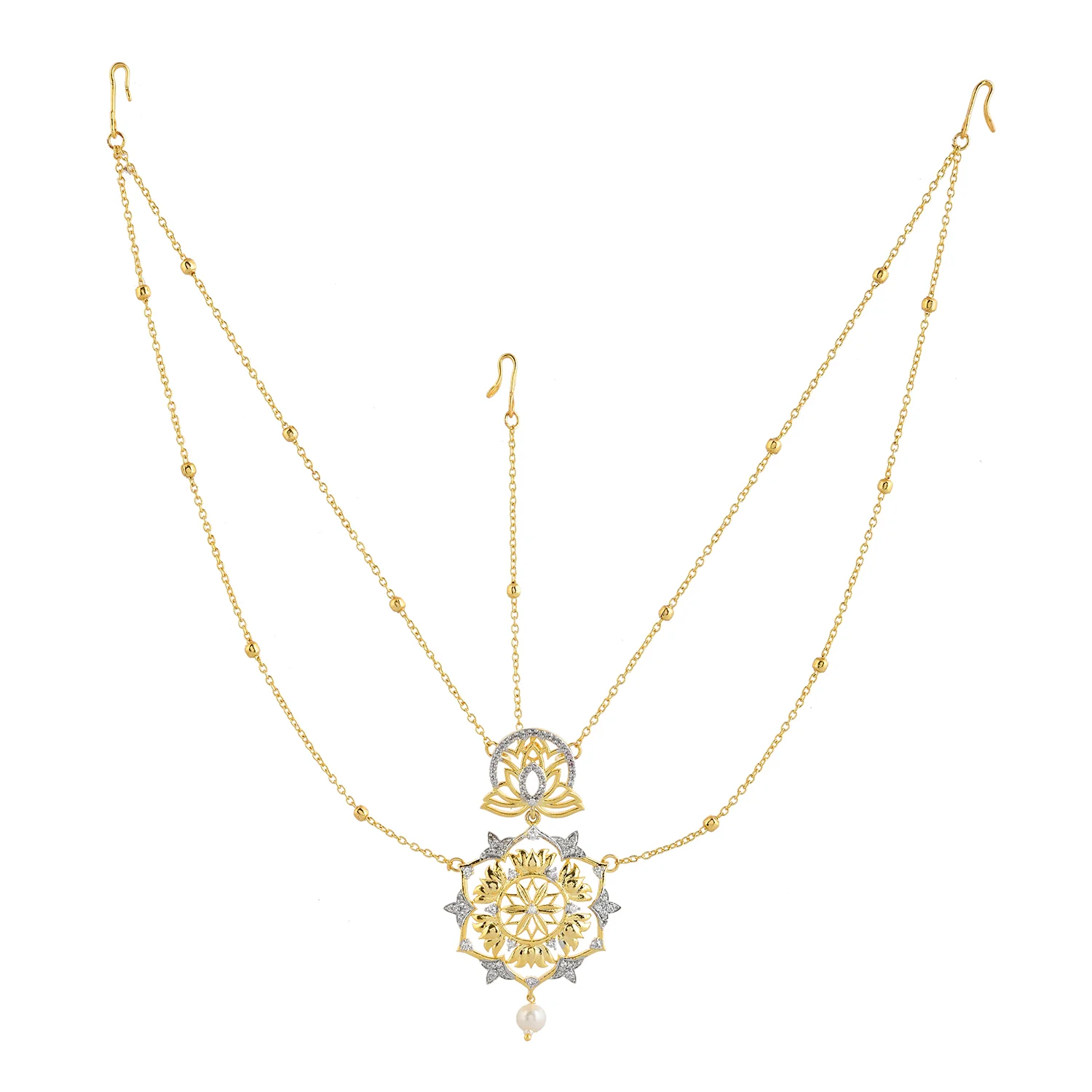 Alpana Lotus Luminance Double Layer Sheeshpatti - Image 5